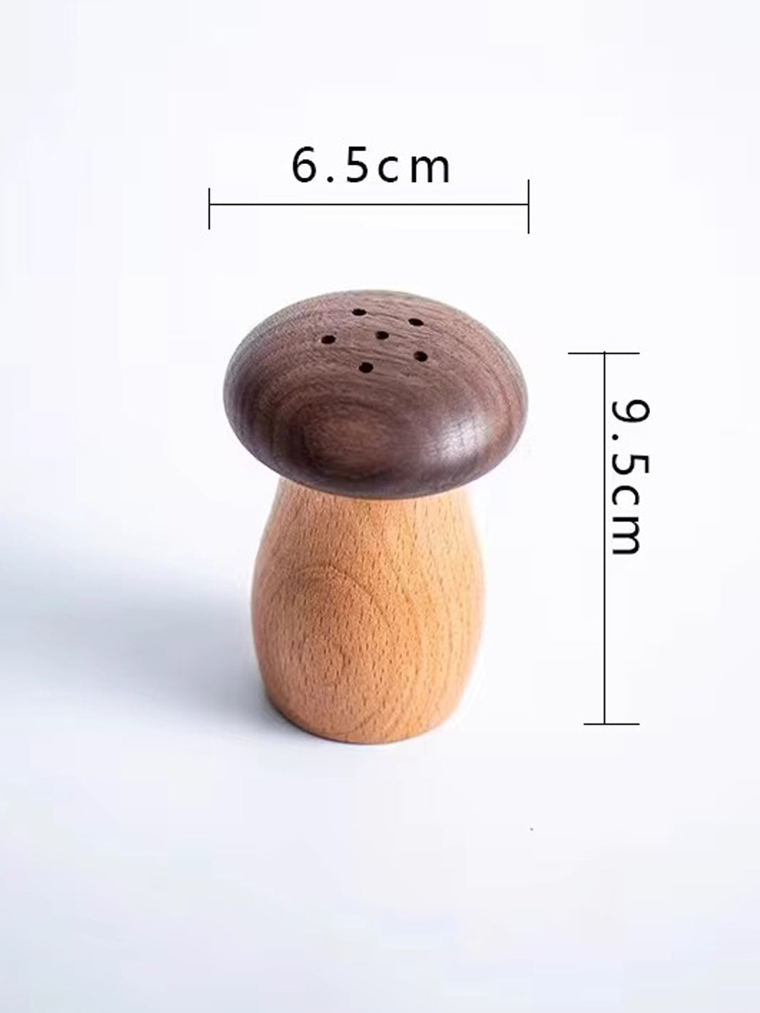 Mushroom Toothpick Holder – Solid Walnut Wood